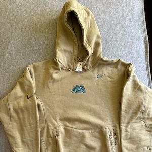 Nike x Off-White Men’s Fleece Hoodie- DN1759-247 - Khaki - Men’s Large